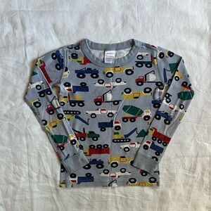Hanna Andersson City Vehicles Long John Pajama Top (6-7)